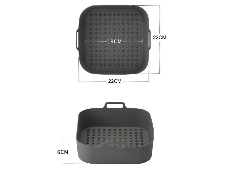Scandinavian Collection - Airfryer silicone moulds square Ø22cm