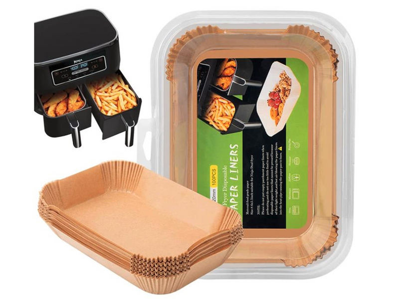 Scandinavian Collection - Airfryer paper moulds rectangular - 100 pcs