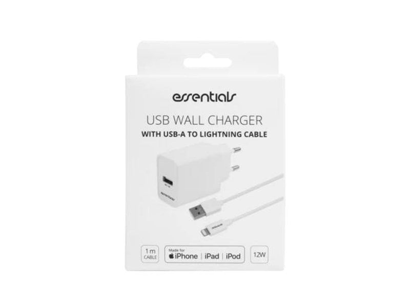 Essentials Wall Charger USB-A - 1m