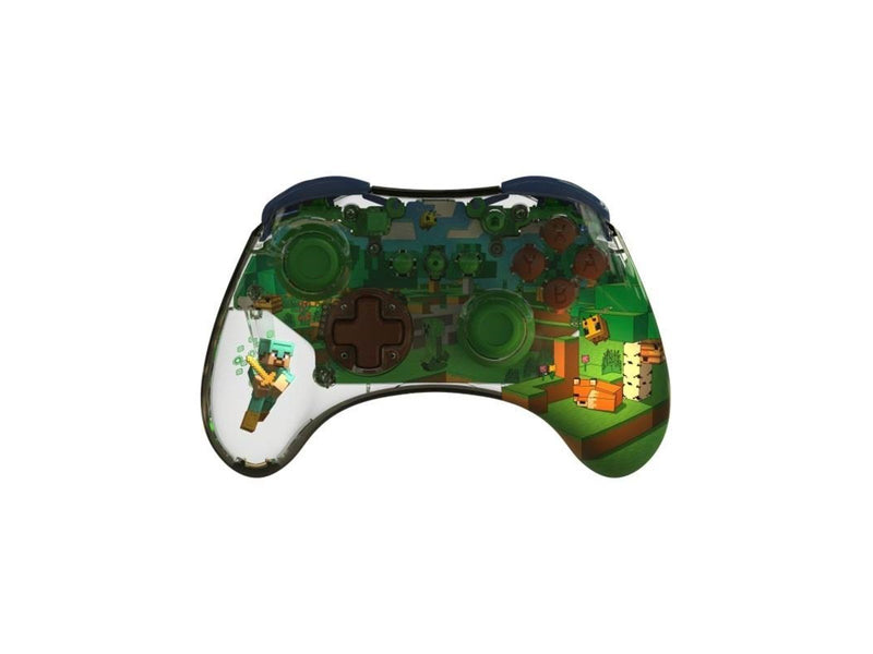 PDP REALMz - Pro Minecraft Steve - Forest - Wireless Controller - Nintendo Switch