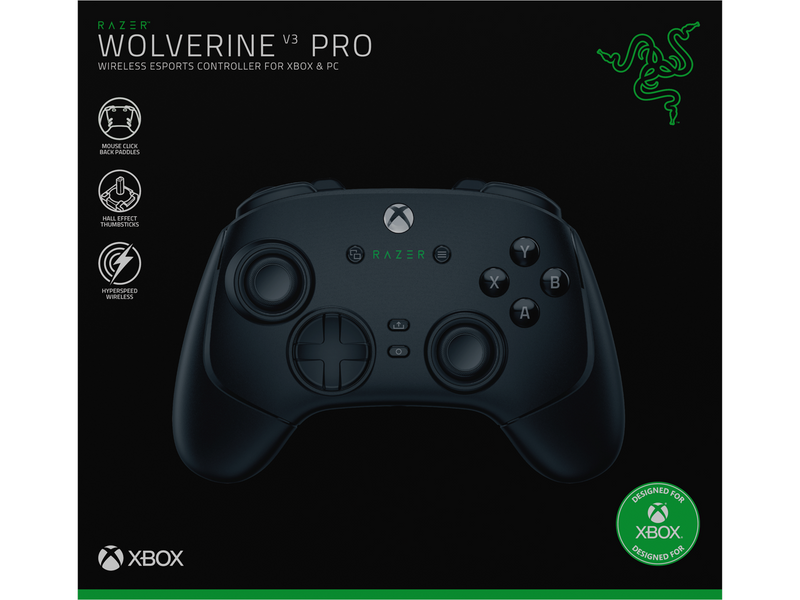 Razer Wolverine V3 Pro - Black - Wireless Controller - Microsoft Xbox One