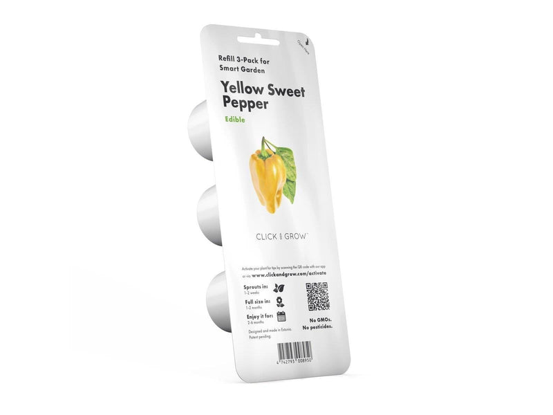 Click & Grow - Smart Garden Refill 3-pack - Yellow Sweet Peppers (SGR53X3)