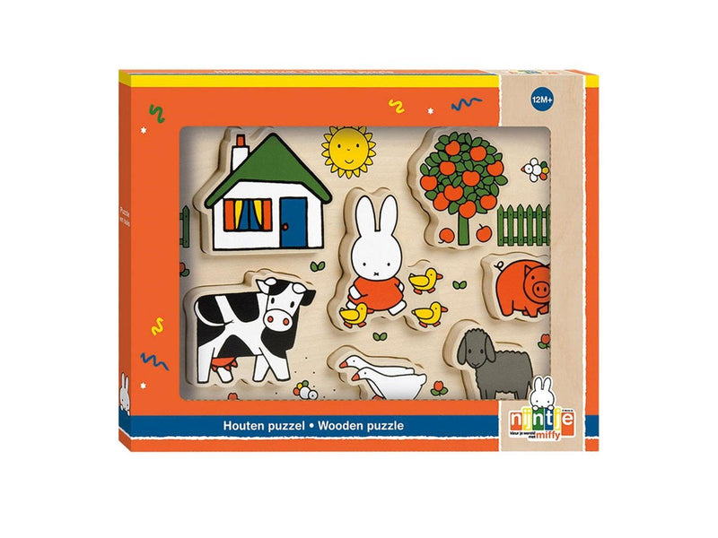 Bambolino Toys Wooden Puzzle Miffy Chunky 7 pcs.