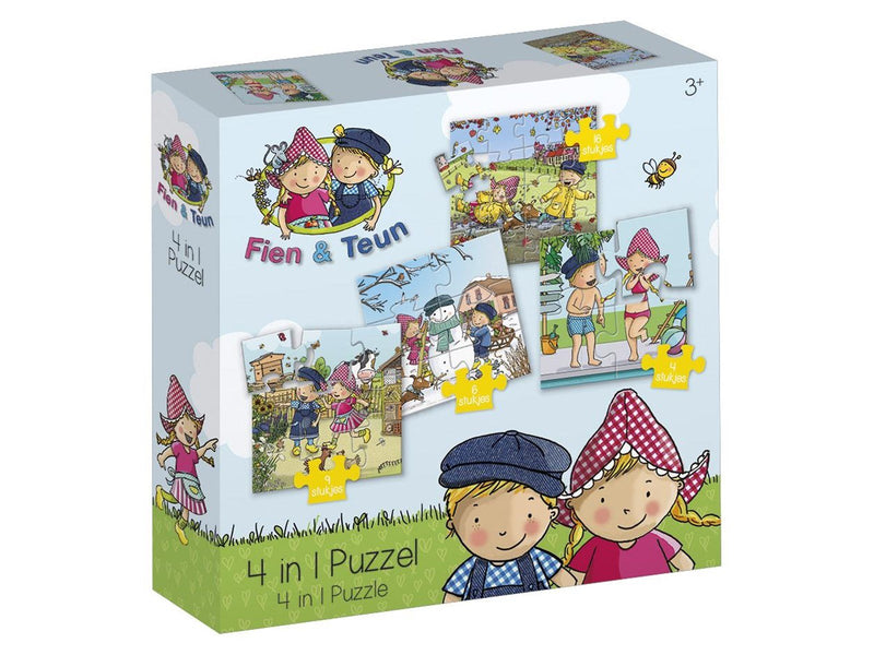 Bambolino Toys Fien & Teun Puzzle 4in1 Boden