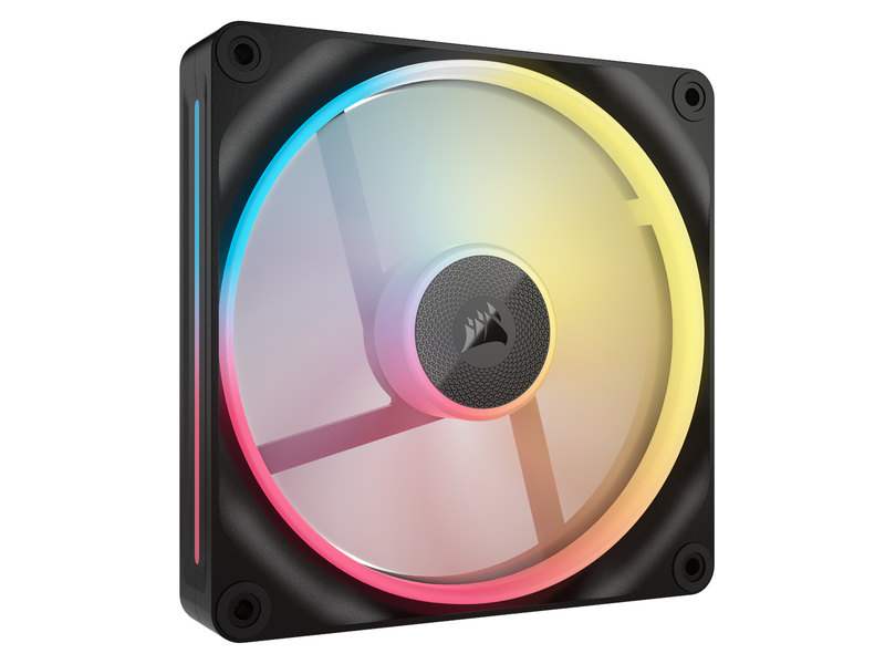 Corsair iCUE LINK LX140-R 2-pack - Gehäuselüfter - 140mm - Schwarz mit RGB LED - 38 dBA