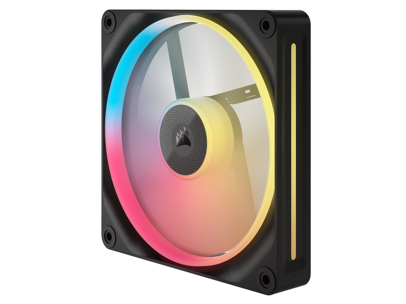 Corsair iCUE LINK LX140-R 2-pack - Gehäuselüfter - 140mm - Schwarz mit RGB LED - 38 dBA