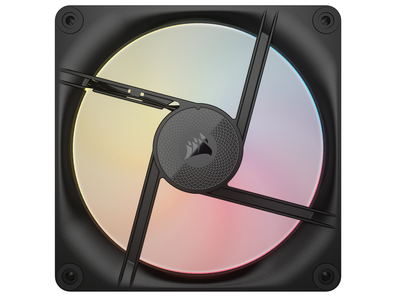Corsair iCUE LINK LX140-R 2-pack - Gehäuselüfter - 140mm - Schwarz mit RGB LED - 38 dBA