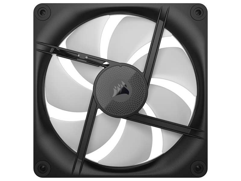 Corsair iCUE LINK LX140-R 2-pack - Gehäuselüfter - 140mm - Schwarz mit RGB LED - 38 dBA