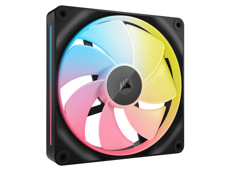 Corsair iCUE LINK LX140-R 2-pack - Gehäuselüfter - 140mm - Schwarz mit RGB LED - 38 dBA