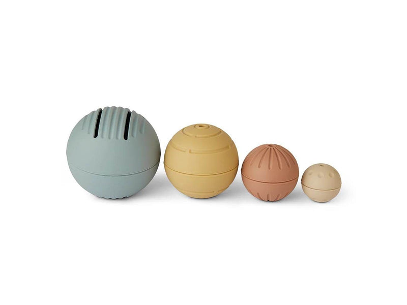 Nuuroo Asger silicone boats 4-pack - Multi Mix