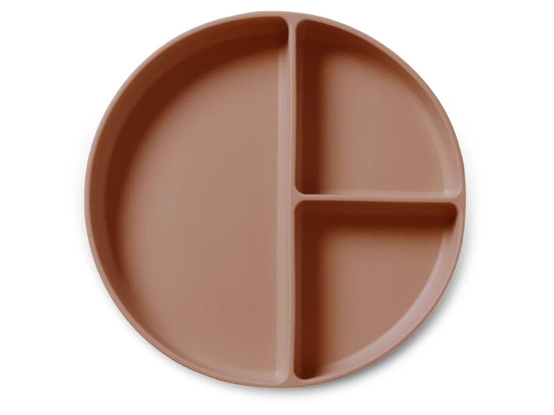 Nuuroo Mingo divided plate - Chocolate malt