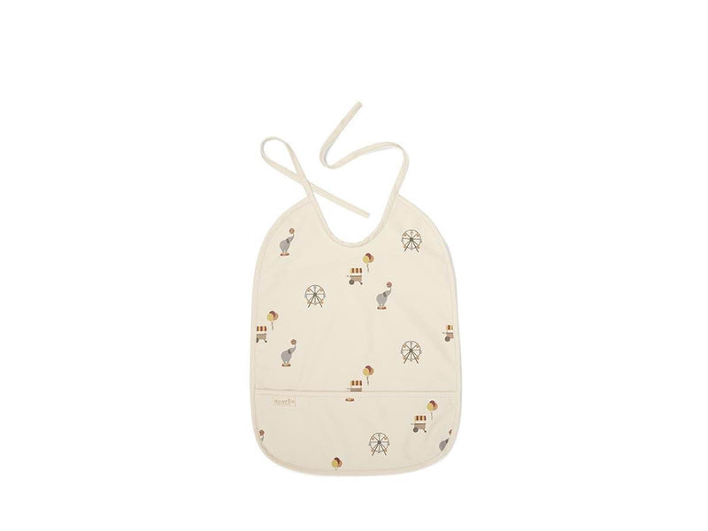 Nuuroo Ida bib 2-pack - Creme - Circus