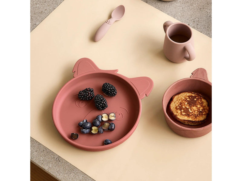 Nuuroo Akila silicone plate 2-pack -  Mahogany