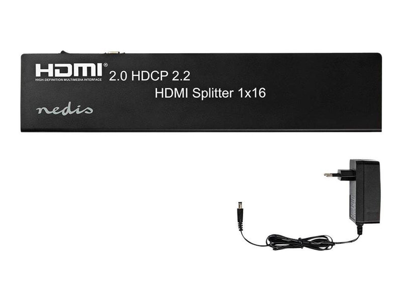 Nedis VSPL34716AT - video/audio splitter - 16 ports