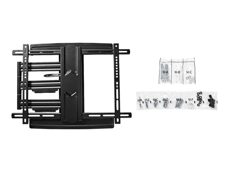 Nedis TVWM6550BK bracket - full-motion - for TV - black 50 kg 80" 200 x 100 mm