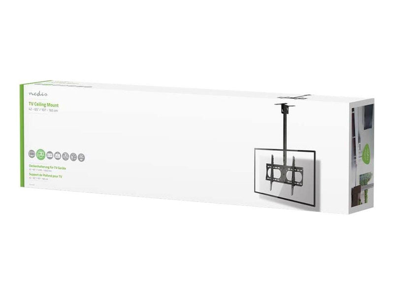 Nedis TVCM1350BK bracket - full-motion - for TV - black 45 kg 65" 100 x 100 mm