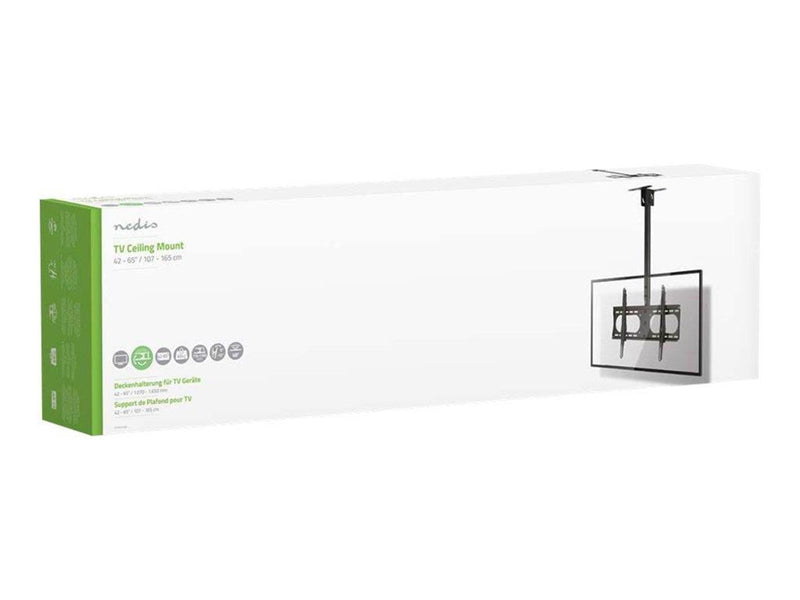 Nedis TVCM1350BK bracket - full-motion - for TV - black 45 kg 65" 100 x 100 mm