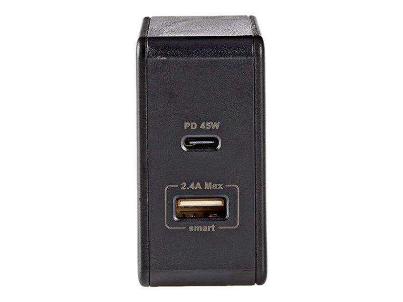 Nedis power adapter - USB 24 pin USB-C - 45 Watt