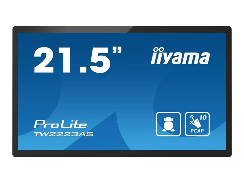 iiyama ProLite TW2223AS-B2 - touch panel PC RK3399 1.8 GHz - 4 GB - SSD 32 GB - LED 21.5"