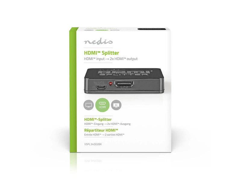 Nedis VSPL34002BK video splitter