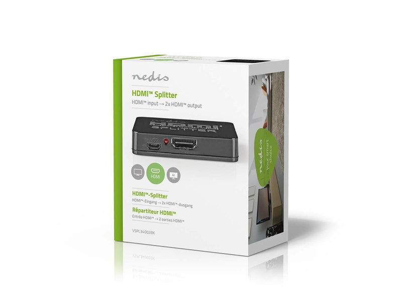 Nedis VSPL34002BK video splitter