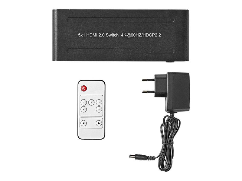 Nedis VSWI3475AT - video/audio switch - 5 ports