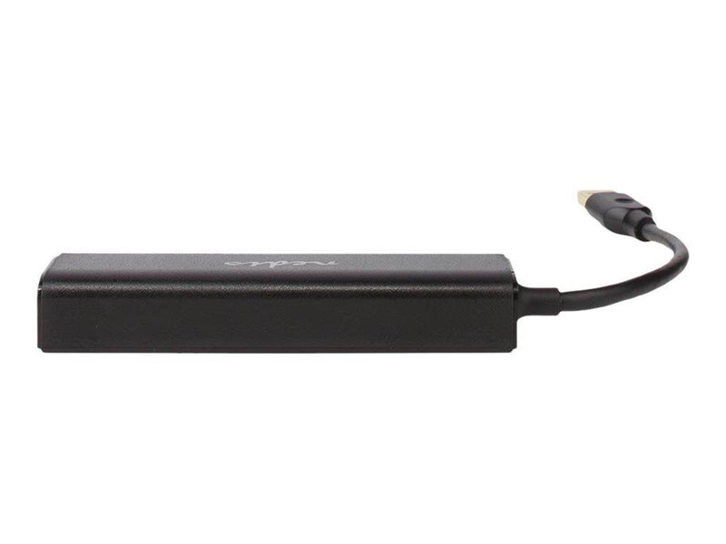 Nedis UHUBU3410BK - hub - 4 ports USB-Hubs - USB 3.2 - 4 - Schwarz