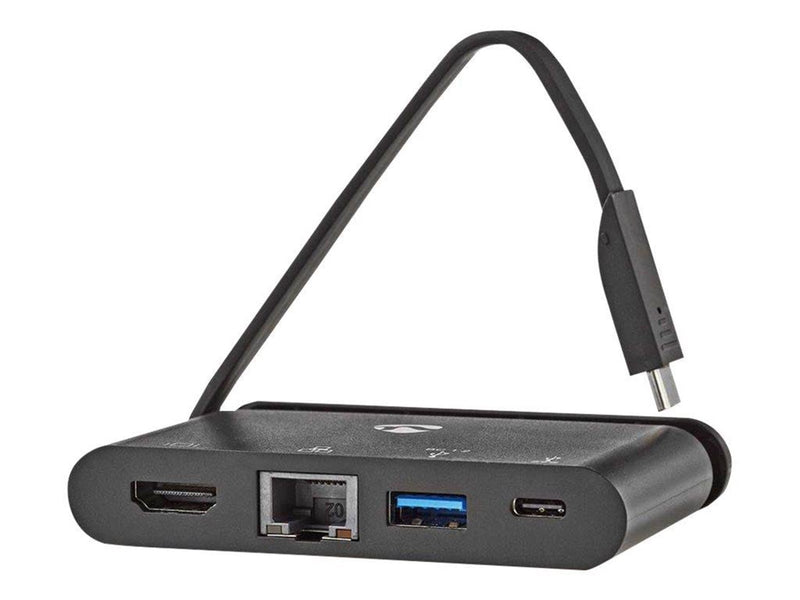 Nedis TCARF260BK - docking station - USB-C - HDMI - 1GbE