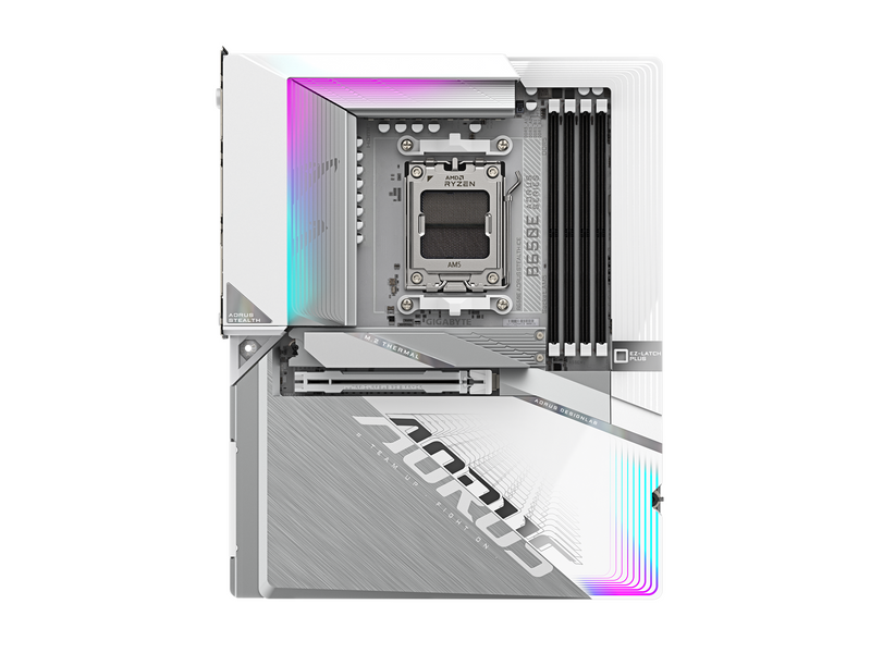 GIGABYTE B650E AORUS STEALTH ICE Mainboard - AMD B650 - AMD AM5 socket - DDR5 RAM - ATX