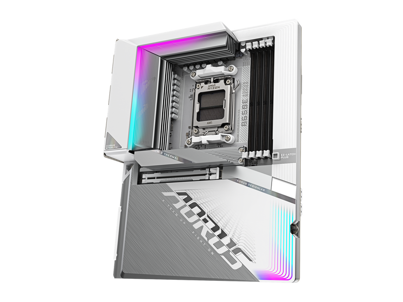 GIGABYTE B650E AORUS STEALTH ICE Mainboard - AMD B650 - AMD AM5 socket - DDR5 RAM - ATX