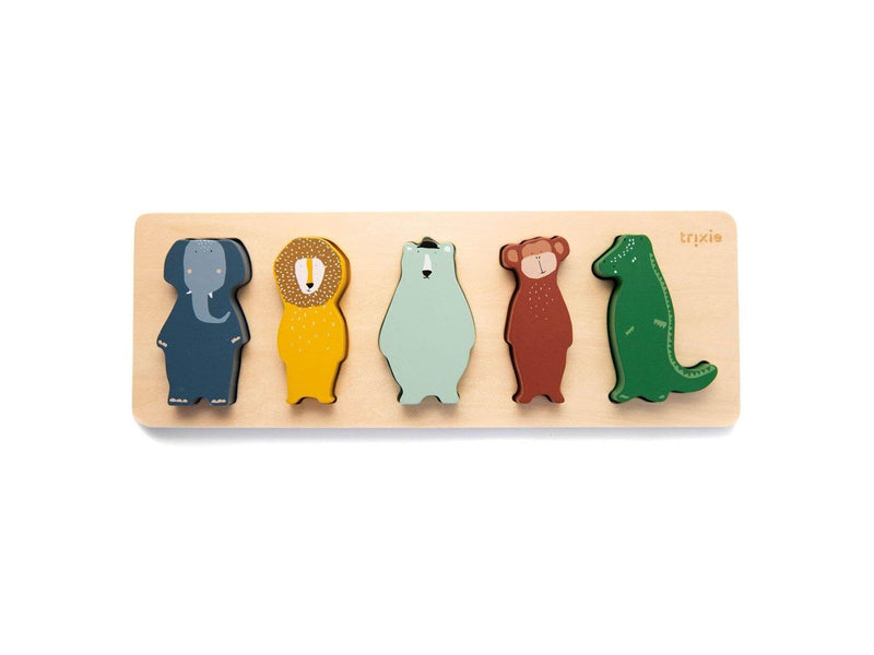 Trixie Baby Wooden Shape Puzzle Animals