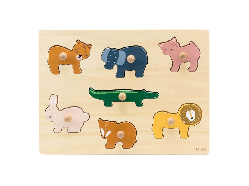 Trixie Wooden Knob Puzzle Animals 7 pcs.