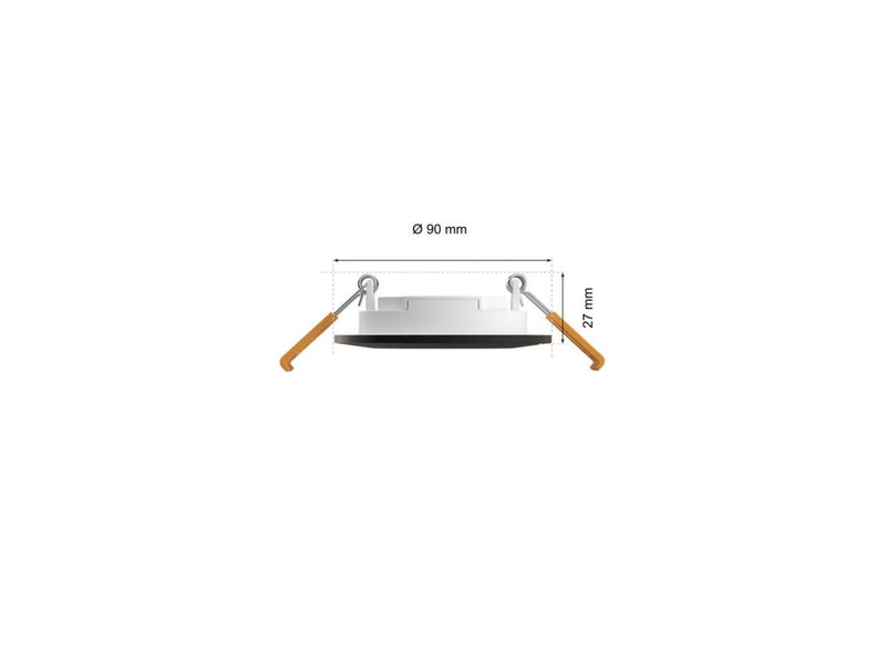 Philips Hue Slim Einbauleuchte, 90 mm