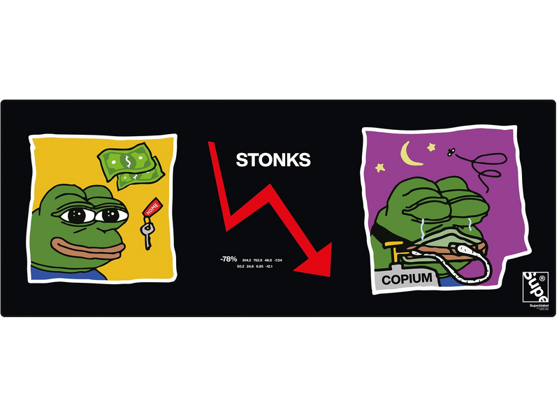 SUPE DESKMAT STONKS
