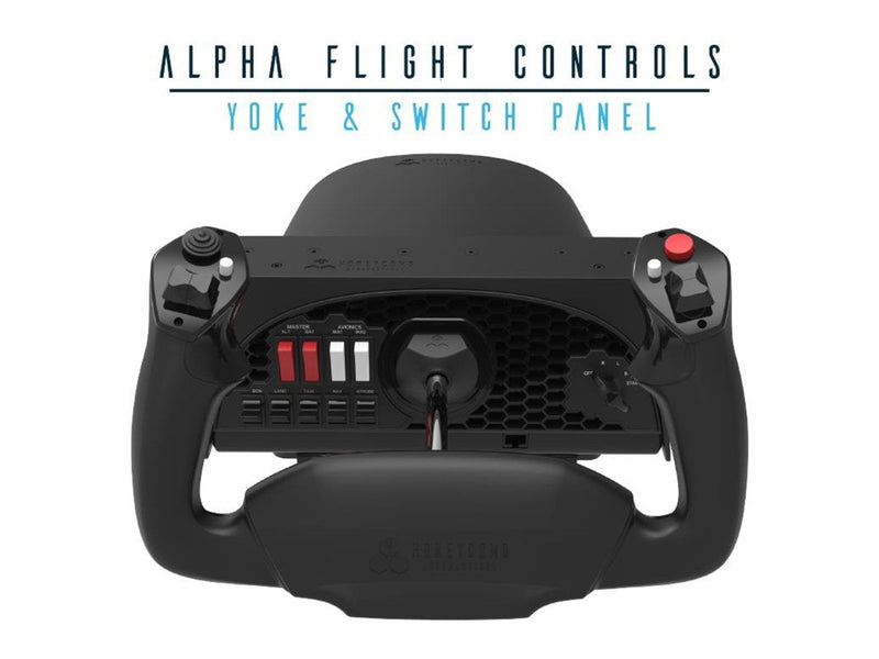 HONEYCOMB Alpha Flight Yoke and Switch Panel (PC) - Wired Yoke