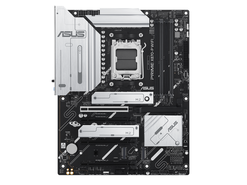ASUS PRIME X870-P WIFI Mainboard - AMD X870 - AMD AM5 socket - DDR5 RAM - ATX