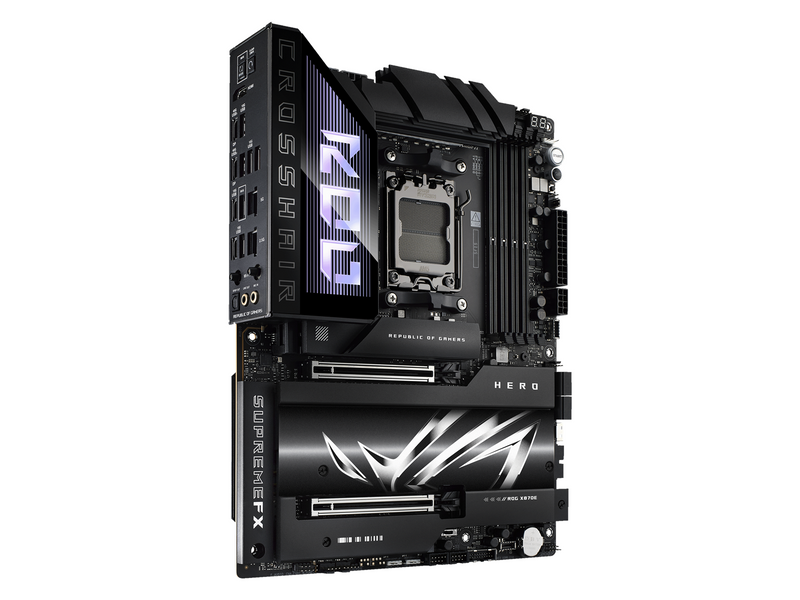 ASUS ROG CROSSHAIR X870E HERO Mainboard - AMD X870E - AMD AM5 socket - DDR5 RAM - ATX