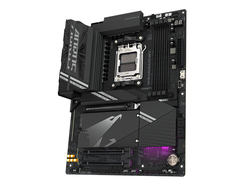 GIGABYTE X870 AORUS ELITE WIFI7 Mainboard - AMD X870 - AMD AM5 socket - DDR5 RAM - ATX