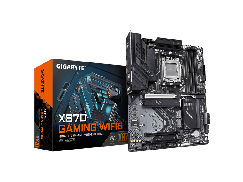 GIGABYTE X870 GAMING WIFI6 Mainboard - AMD X870 - AMD AM5 socket - DDR5 RAM - ATX