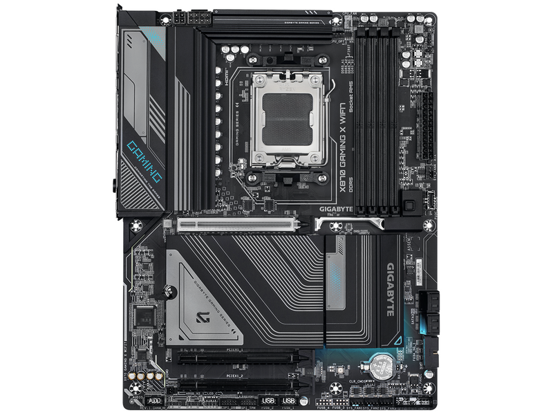 GIGABYTE X870 GAMING X WIFI7 Mainboard - AMD X870 - AMD AM5 socket - DDR5 RAM - ATX