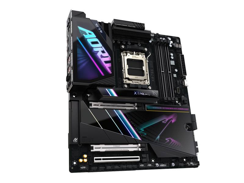 GIGABYTE X870E AORUS XTREME AI TOP Mainboard - AMD X870E - AMD AM5 socket - DDR5 RAM - Extended ATX