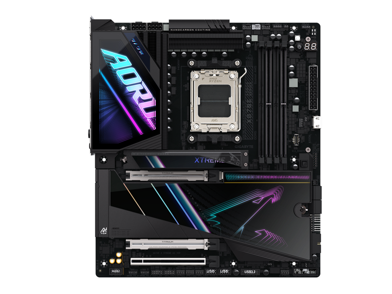 GIGABYTE X870E AORUS XTREME AI TOP Mainboard - AMD X870E - AMD AM5 socket - DDR5 RAM - Extended ATX