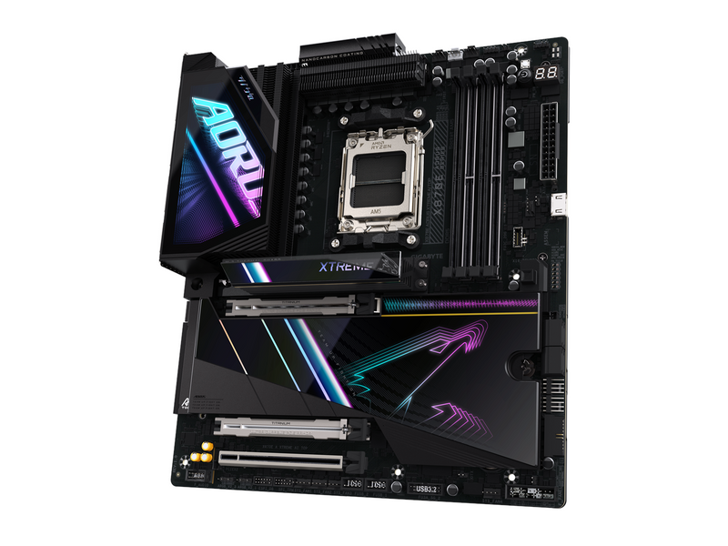 GIGABYTE X870E AORUS XTREME AI TOP Mainboard - AMD X870E - AMD AM5 socket - DDR5 RAM - Extended ATX