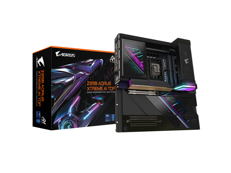 GIGABYTE Z890 AORUS XTREME AI TOP Mainboard - Intel Z890 - Intel LGA1851 socket - DDR5 RAM - Extended ATX