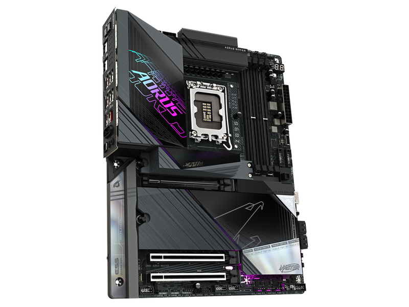 GIGABYTE Z890 AORUS MASTER Mainboard - Intel Z890 - Intel LGA1851 socket - DDR5 RAM - ATX