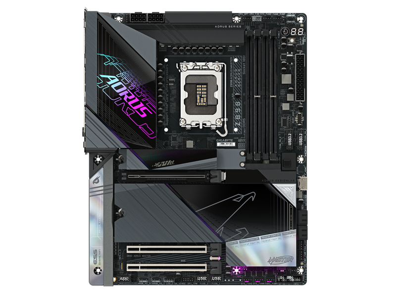 GIGABYTE Z890 AORUS MASTER Mainboard - Intel Z890 - Intel LGA1851 socket - DDR5 RAM - ATX