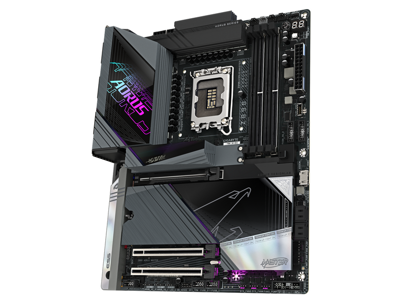 GIGABYTE Z890 AORUS MASTER Mainboard - Intel Z890 - Intel LGA1851 socket - DDR5 RAM - ATX