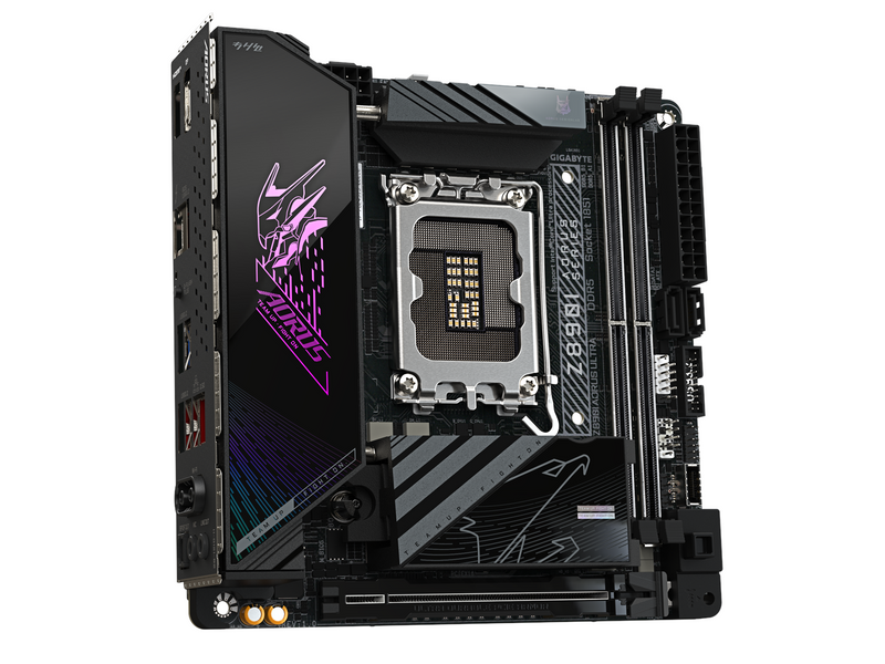 GIGABYTE Z890I AORUS ULTRA Mainboard - Intel Z890 - Intel LGA1851 socket - DDR5 RAM - Mini-ITX