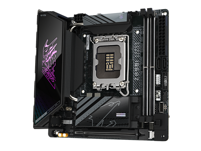 GIGABYTE Z890I AORUS ULTRA Mainboard - Intel Z890 - Intel LGA1851 socket - DDR5 RAM - Mini-ITX