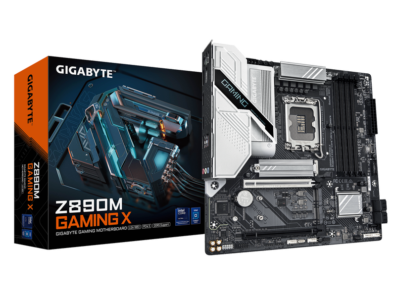GIGABYTE Z890M GAMING X Mainboard - Intel Z890 - Intel LGA1851 socket - DDR5 RAM - Micro-ATX